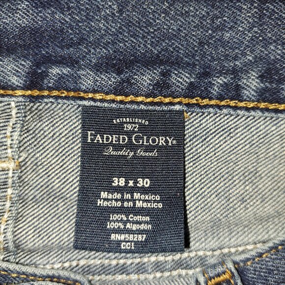 Faded Glory Men's Denim Jeans size 38 - Picture 3 of 7